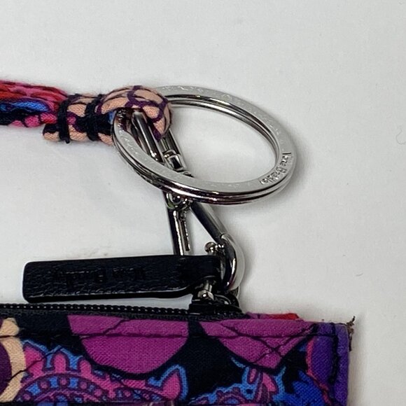 Vera Bradley Wristlet Clutch in Floral Fiesta Quilted Detachable Strap Colorful - Picture 4 of 5